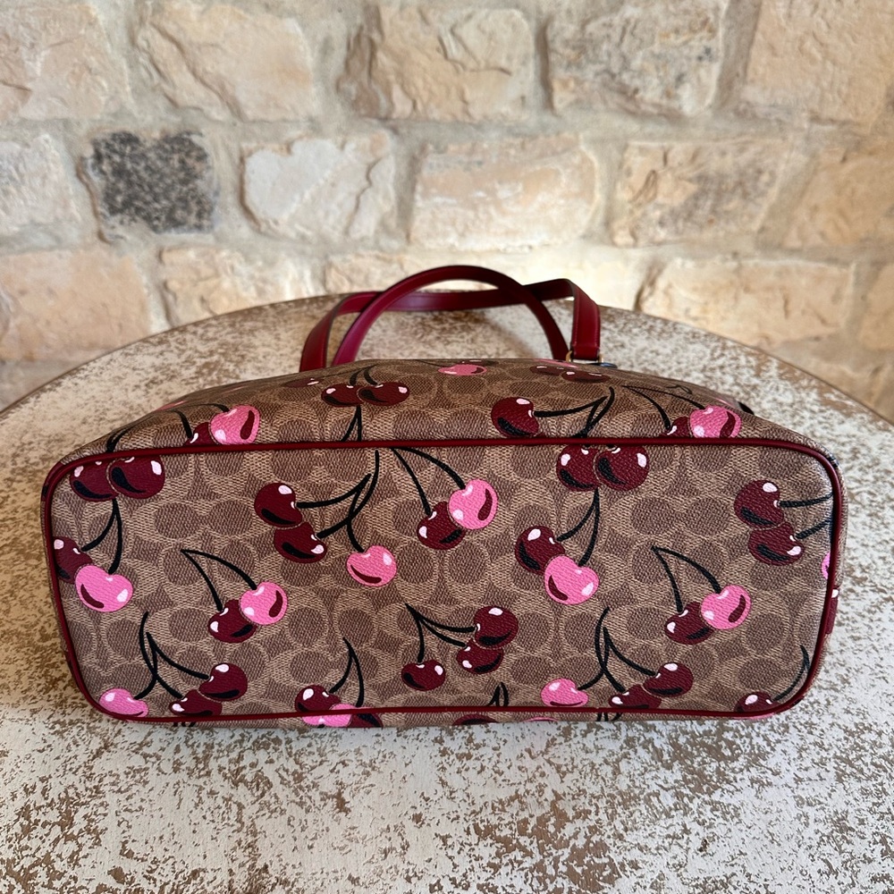 Coach Cherry Print Tote and Wallet Set - Picture 10 of 14